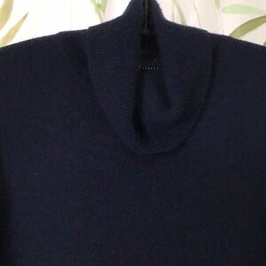 Classic Dark Navy Cashmere Sweater